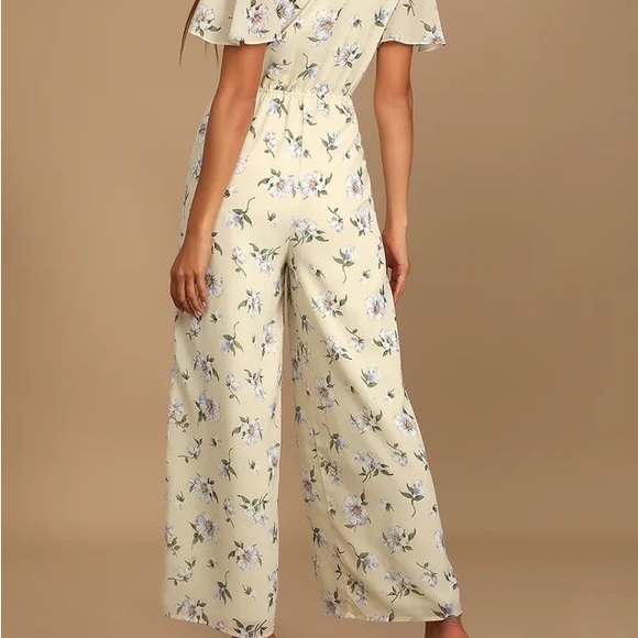 Lulus Ruffled Wide Leg Jumpsuit - Picture 2 of 3